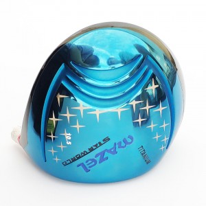Forged 4-piece Golf Driver titanium, laser LOGO plated black blue Golf Driver Head
